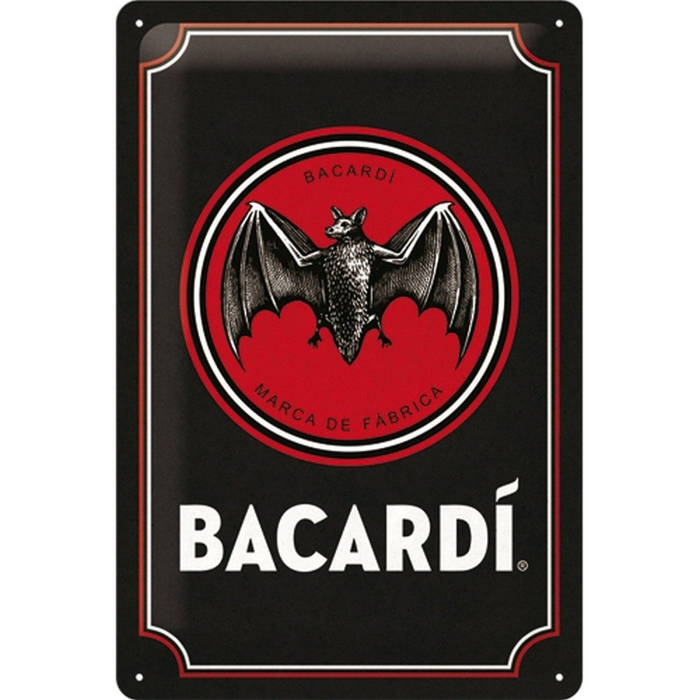 Blechschild "Bacardi"
