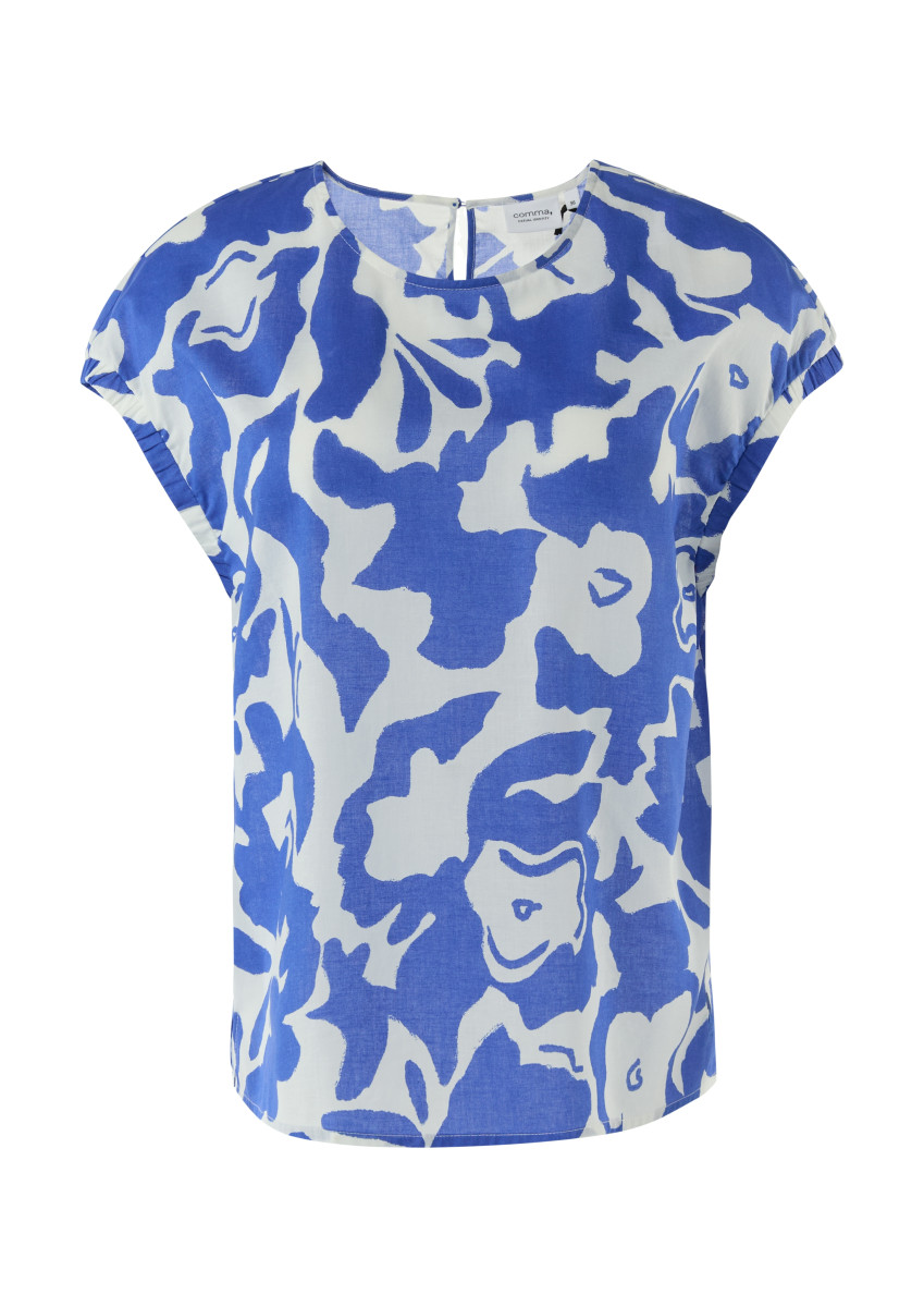 Bluse mit All-over-Print