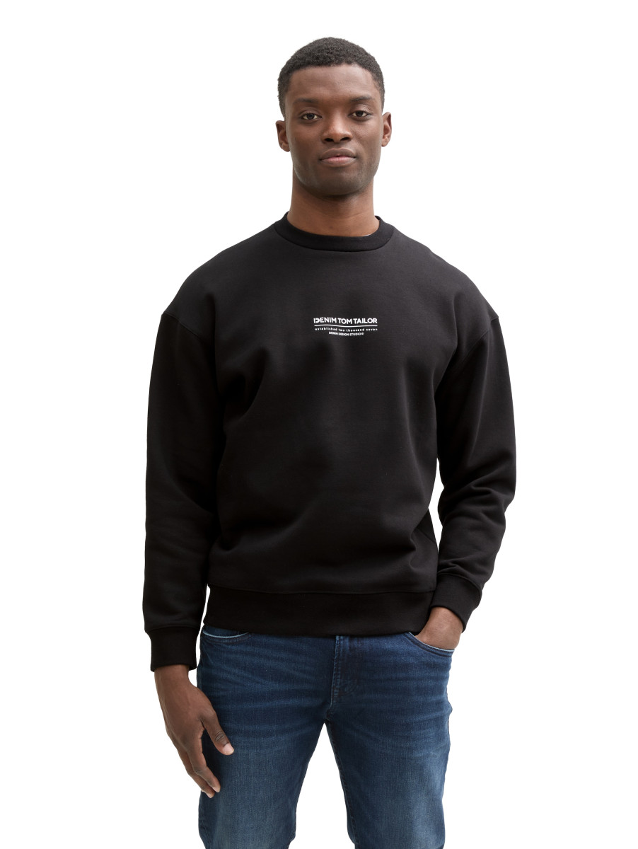 Sweatshirt mit Logo Print