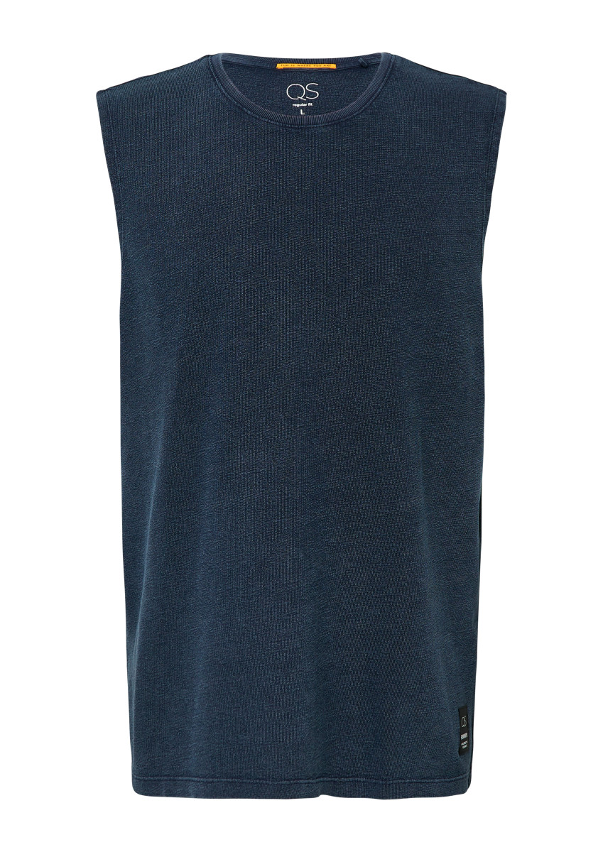 Tanktop aus Strukturjersey