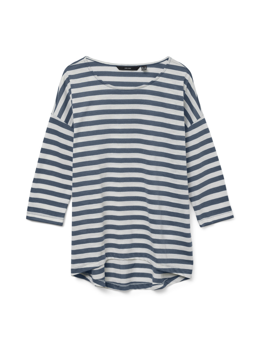 3/4-Arm Shirt blau