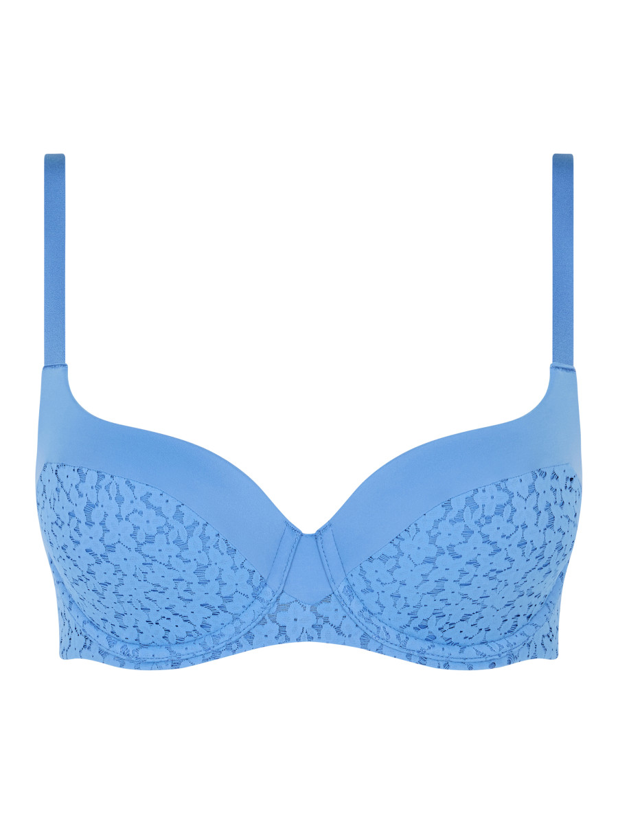 Bedeckender T-Shirt BH hellblau