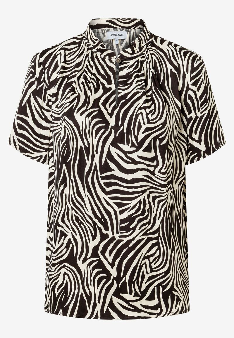 Viskosebluse mit Animalprint