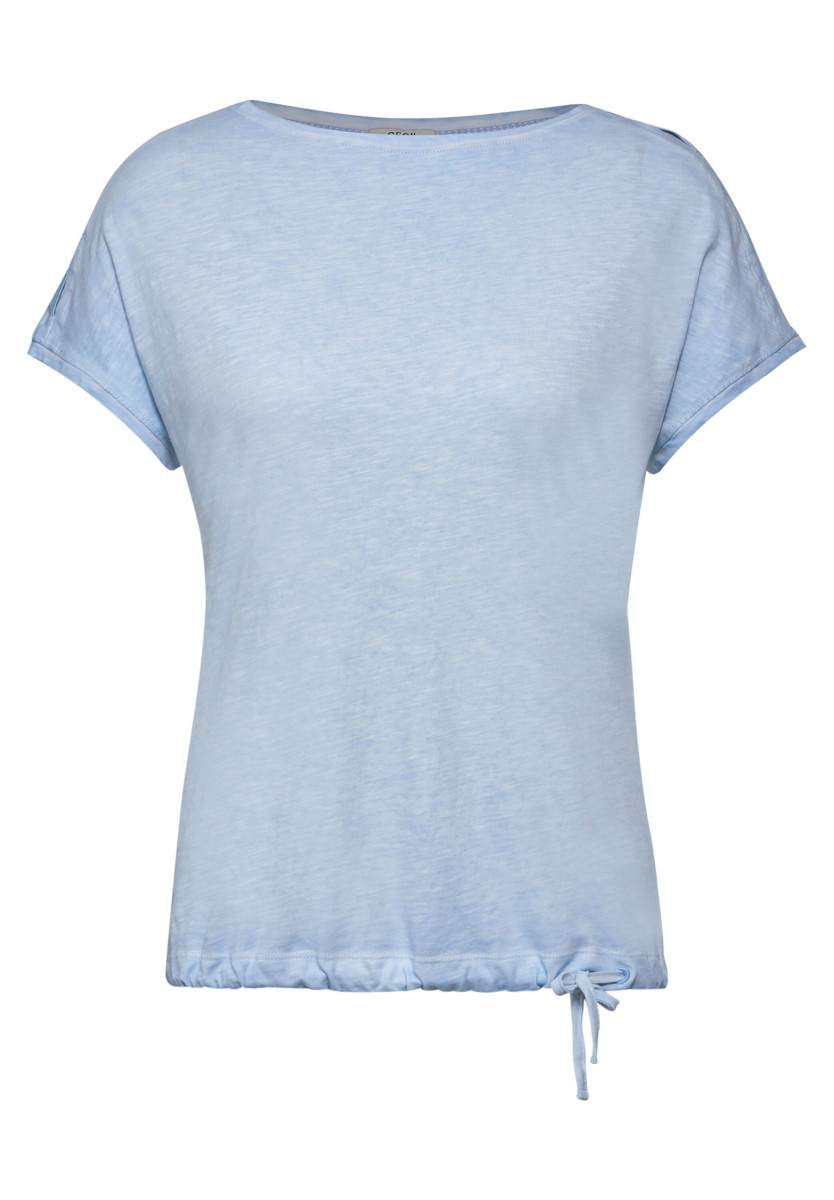 Flammgarn T-Shirt blau