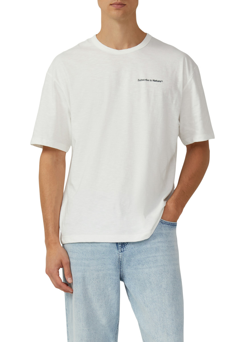 T-Shirt im Relaxed Fit weiß