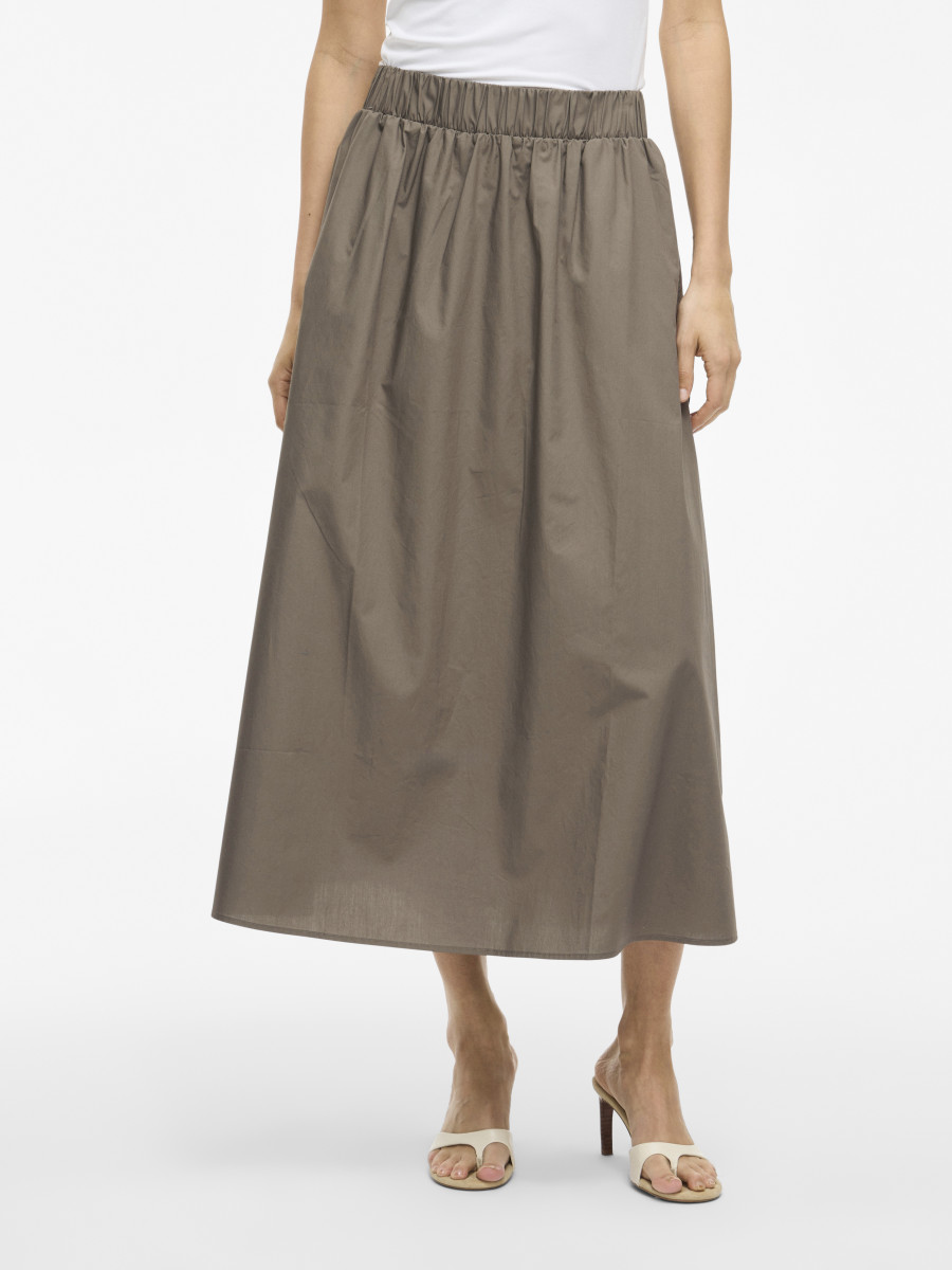 High Waist Maxirock