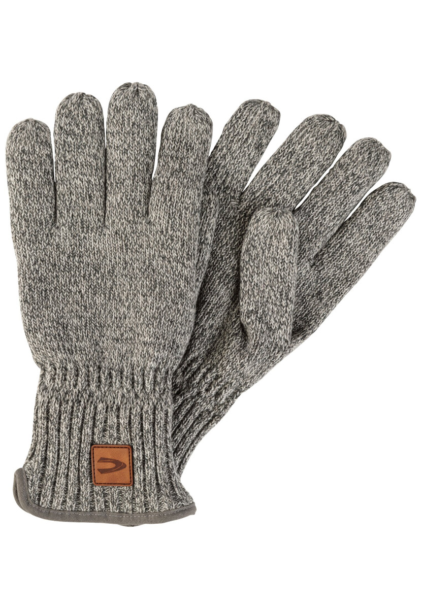 Strickhandschuhe hellgrau