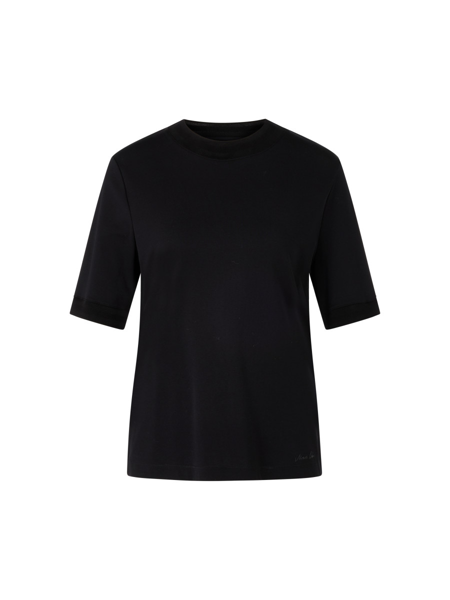 T-Shirt aus Baumwolljersey schwarz