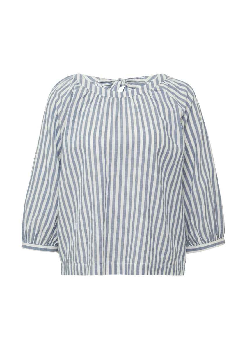 Streifen-Bluse im Relaxed Fit