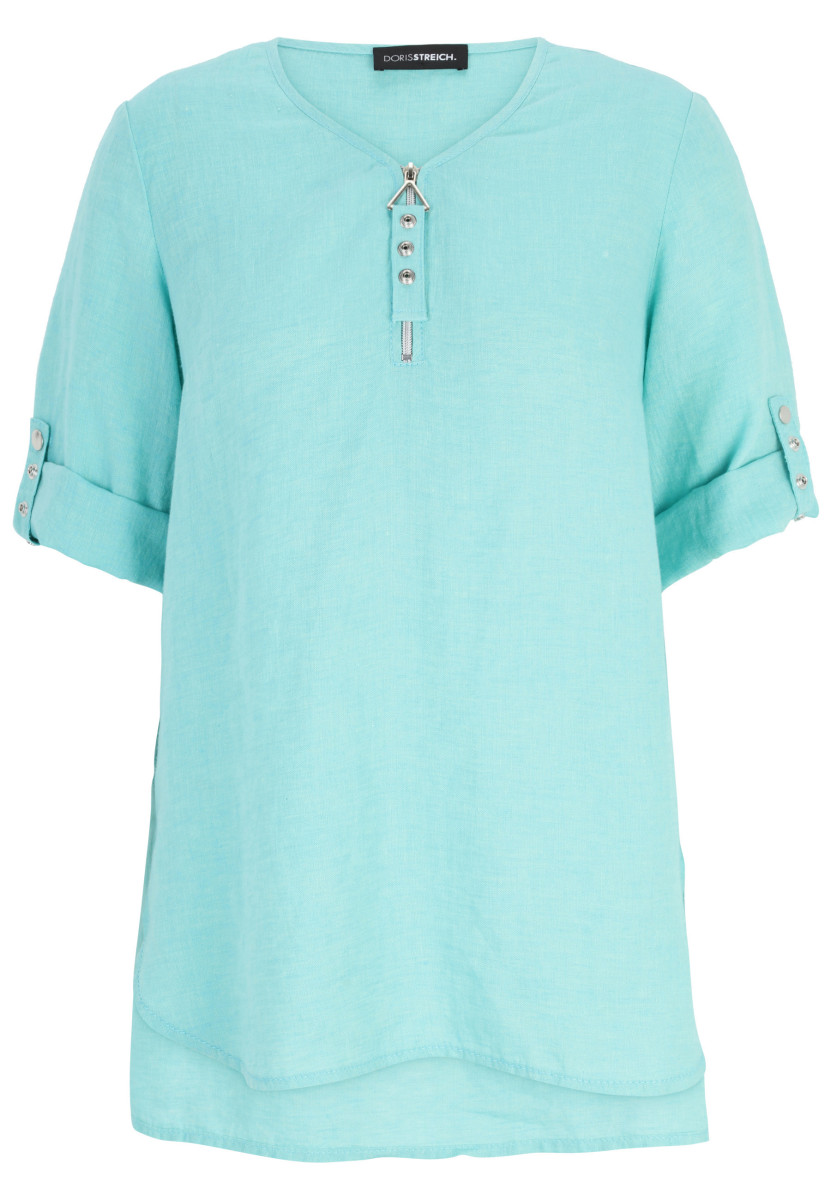 Leinen-Bluse