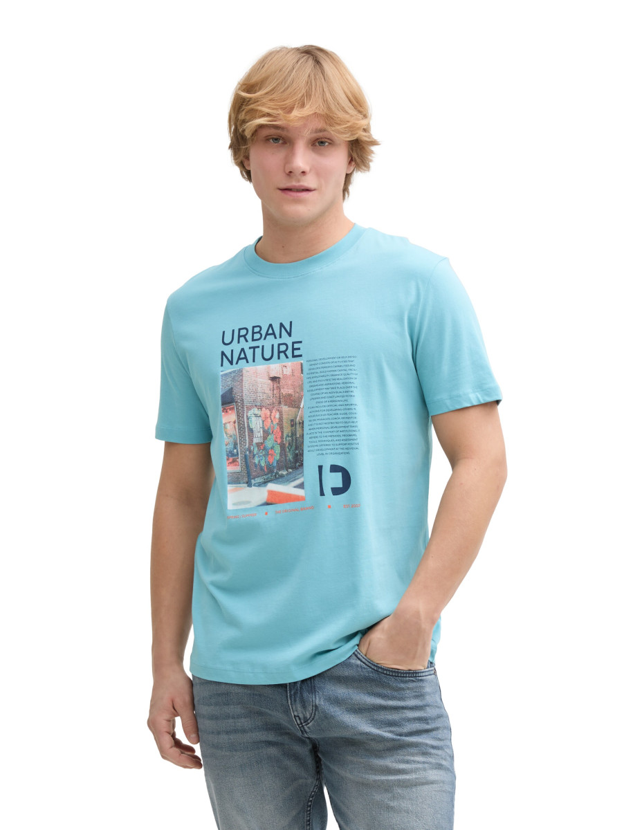 T-Shirt mit Foto-Print