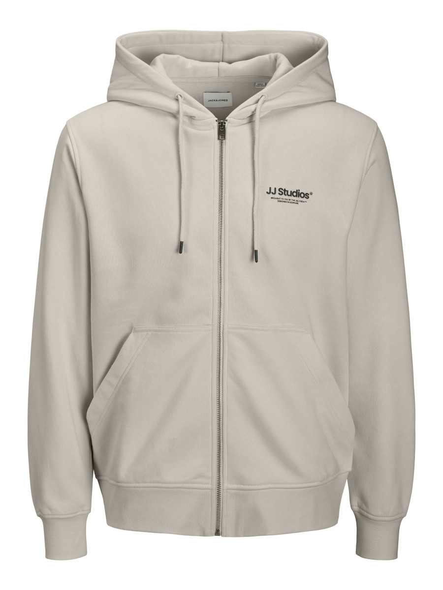 Sweatjacke creme