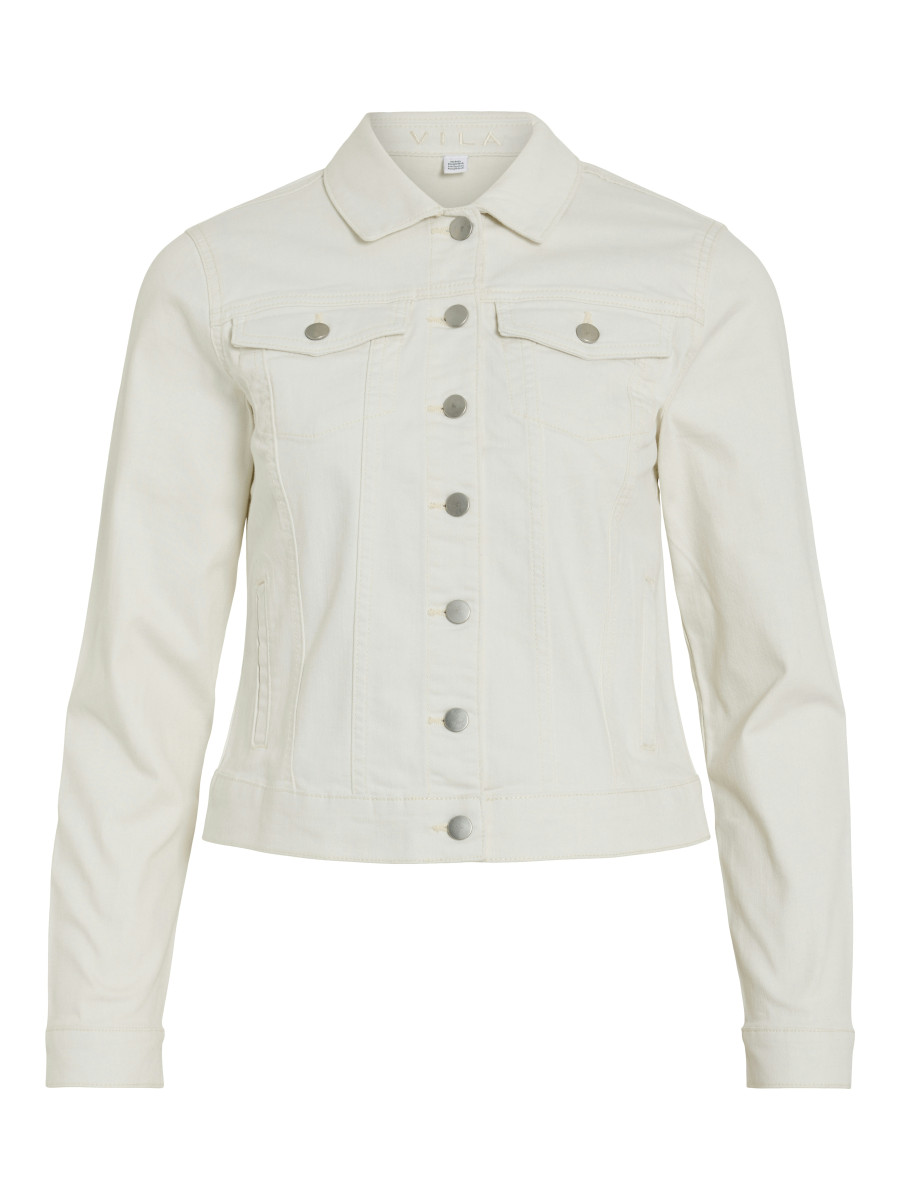 Jeansjacke mit langen Ärmeln