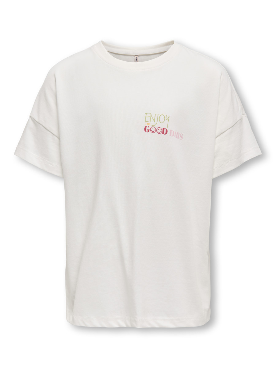 T-Shirt mit Frontprint hellgrau