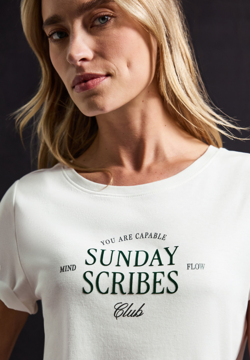 T-Shirt mit Wording