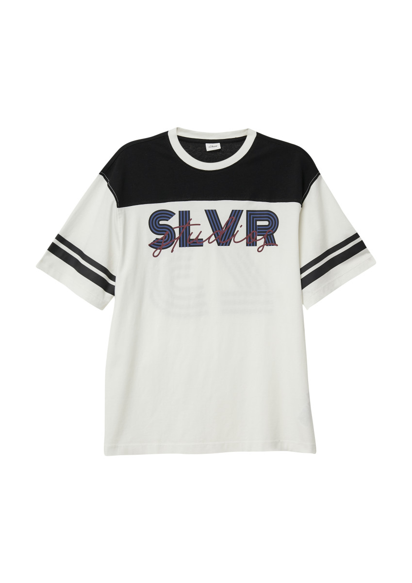 Oversize-Shirt im Trikot-Style