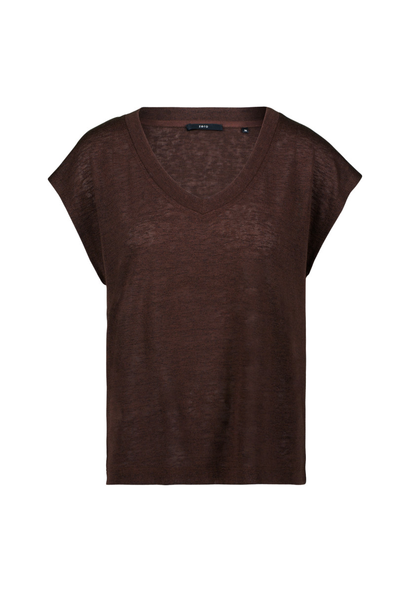 Sommer-T-Shirt braun