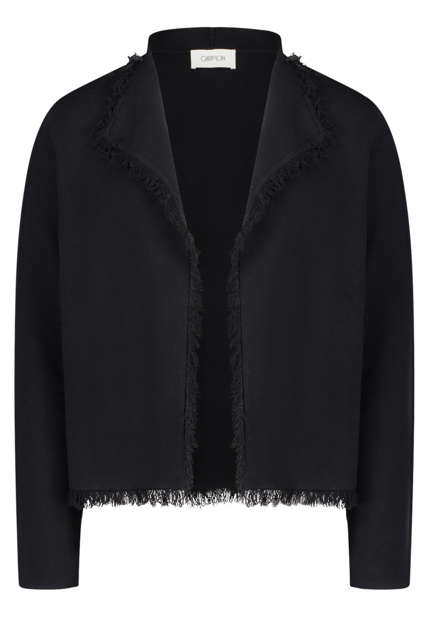 Strick-Cardigan schwarz