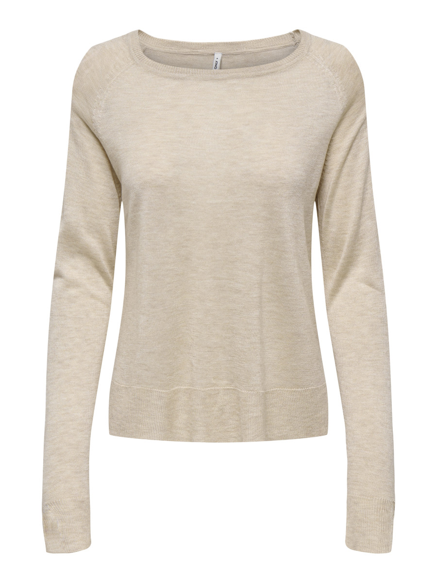 Langarmshirt creme
