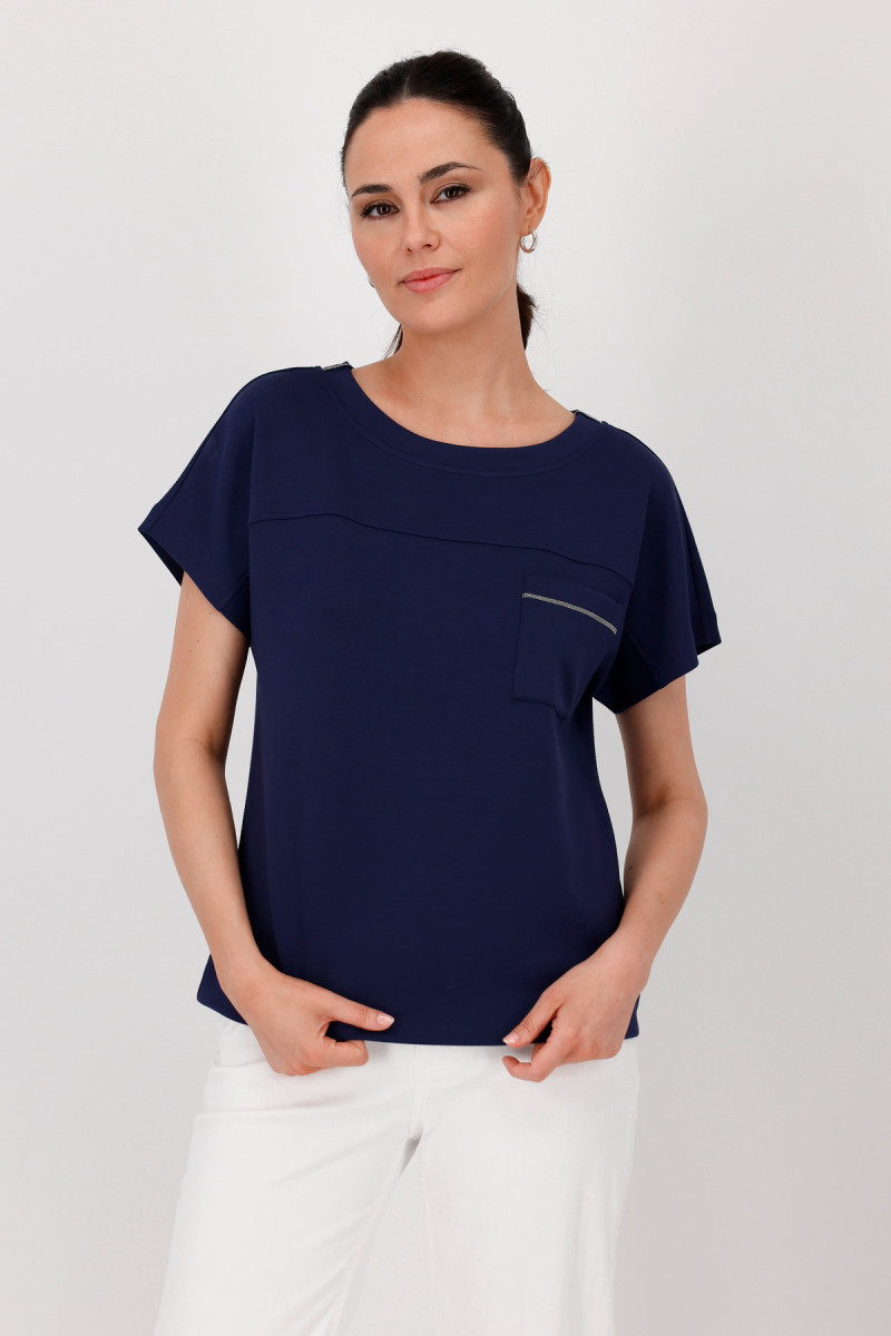 Sweatshirt mit Brusttasche