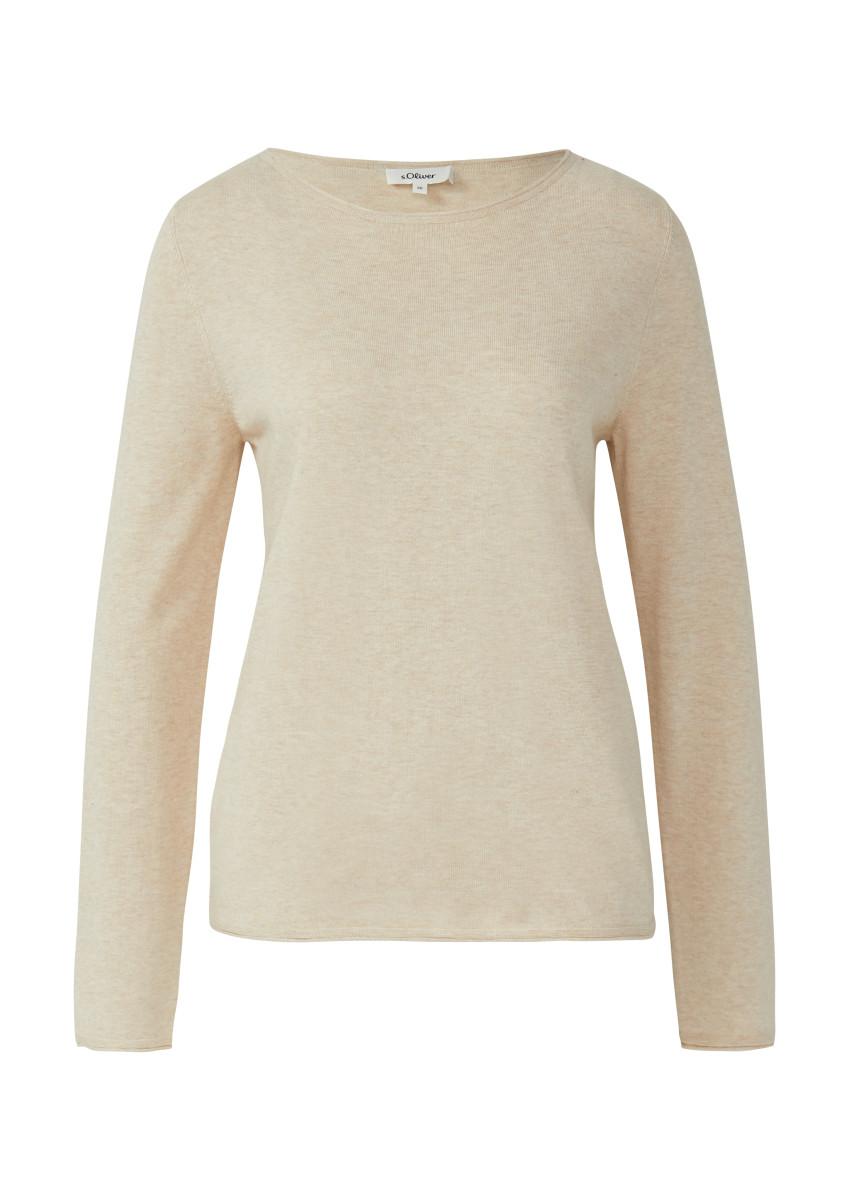Feinstrickpullover beige