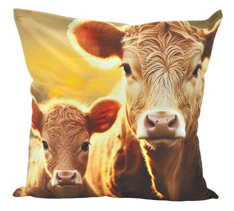 Kissenhülle "Kuh & Kalb"