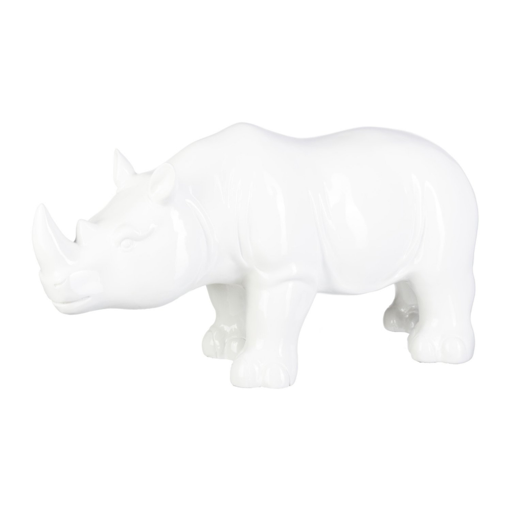 Polyresin Deko Rhinoceros