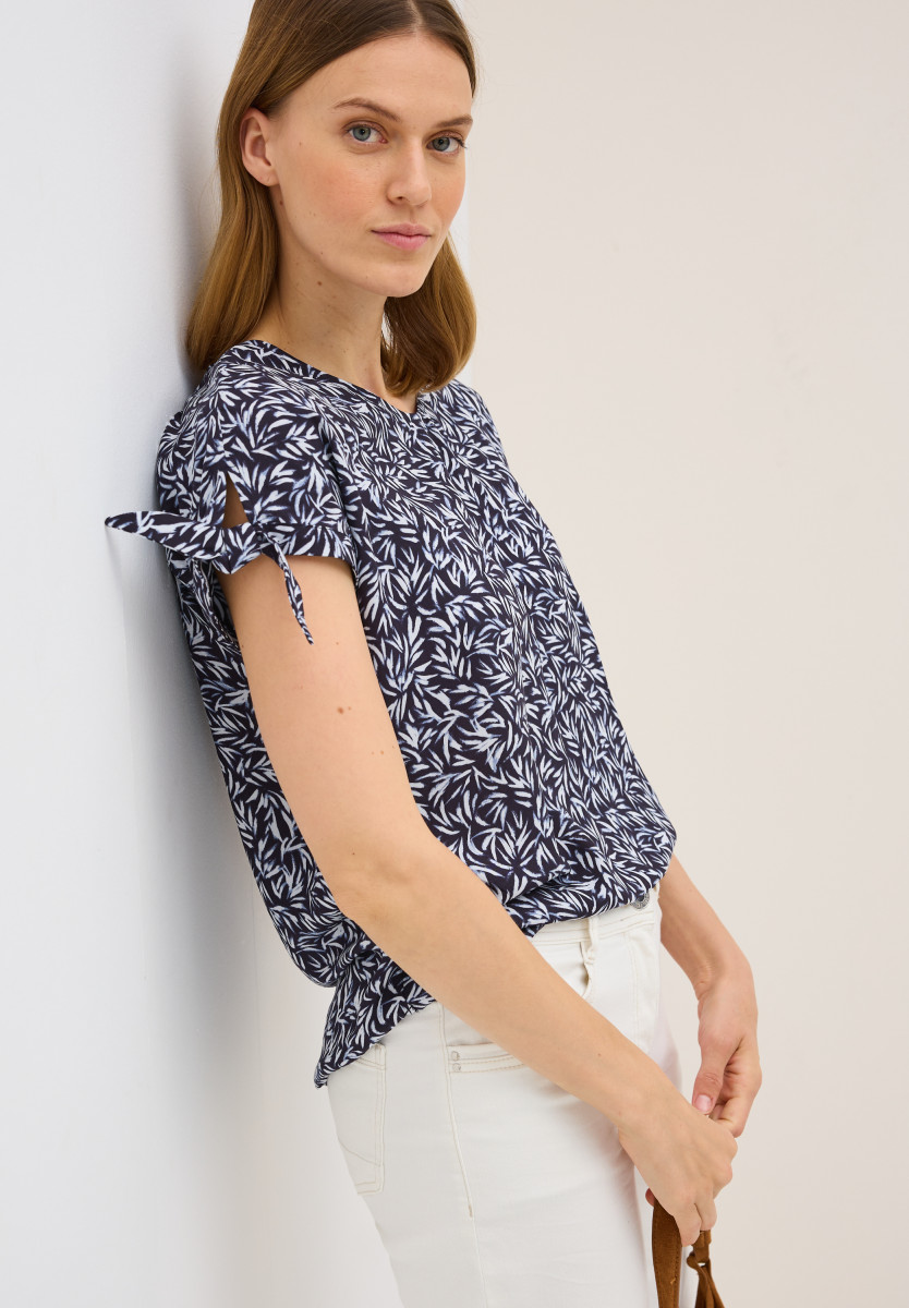 Gemustertes Blusenshirt
