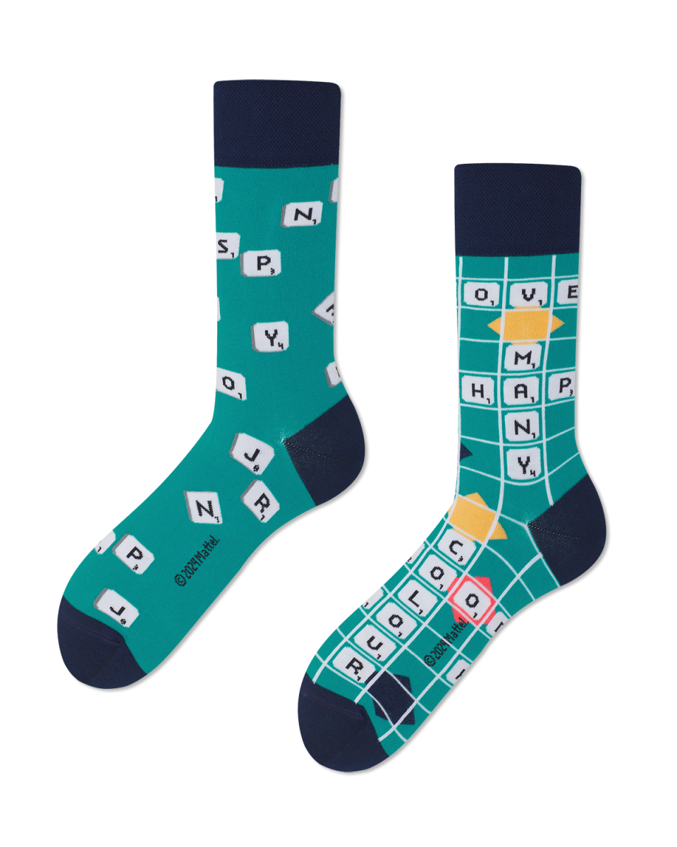 Socken "Mattel Scrabble"