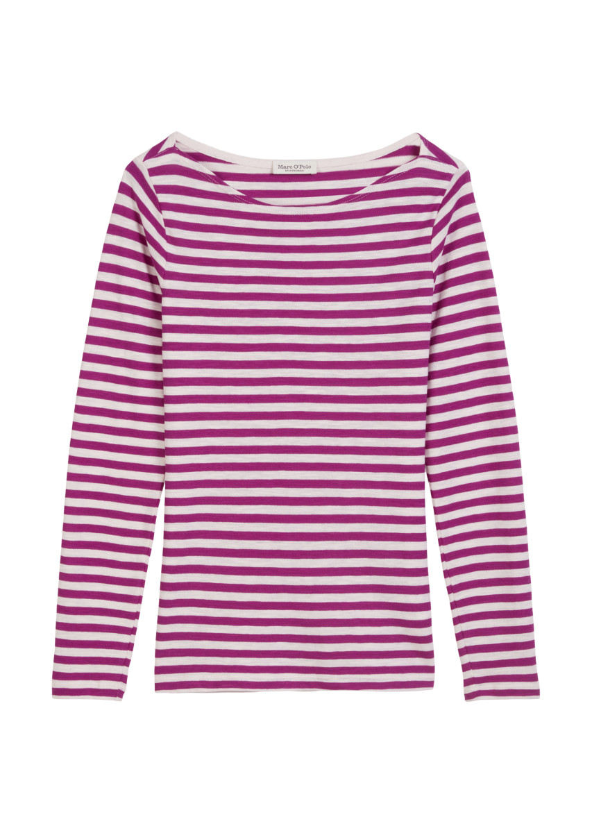 Ringel-Longsleeve lila