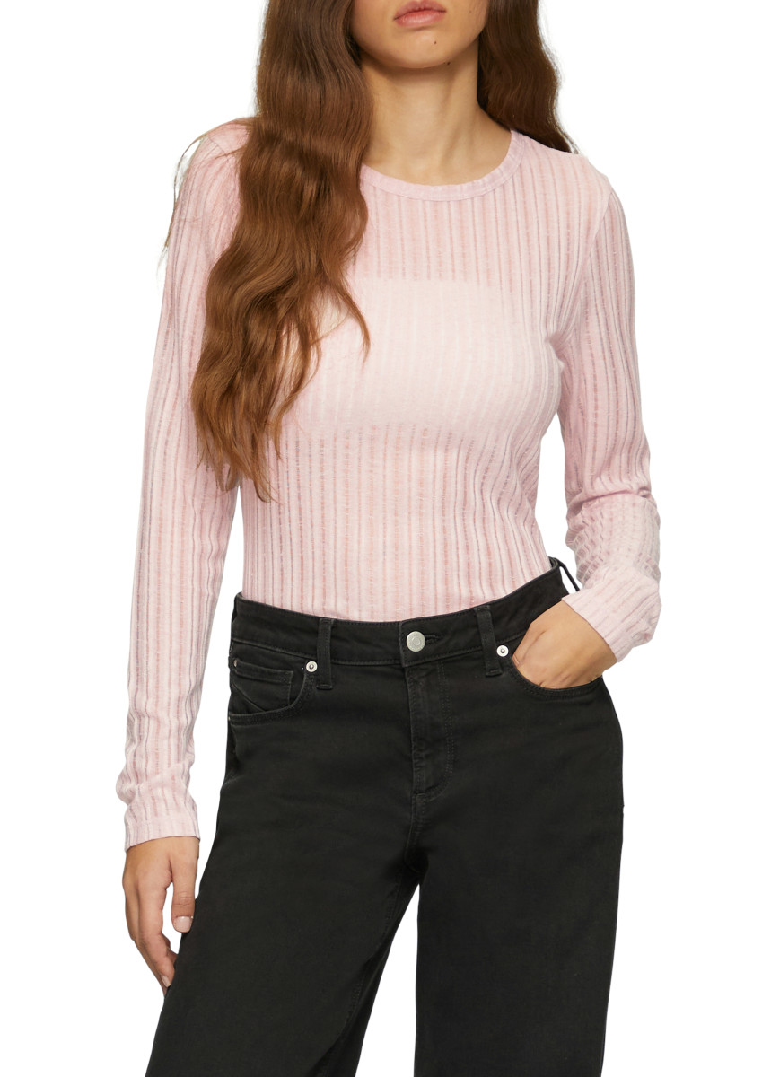Leicht transparentes Longsleeve