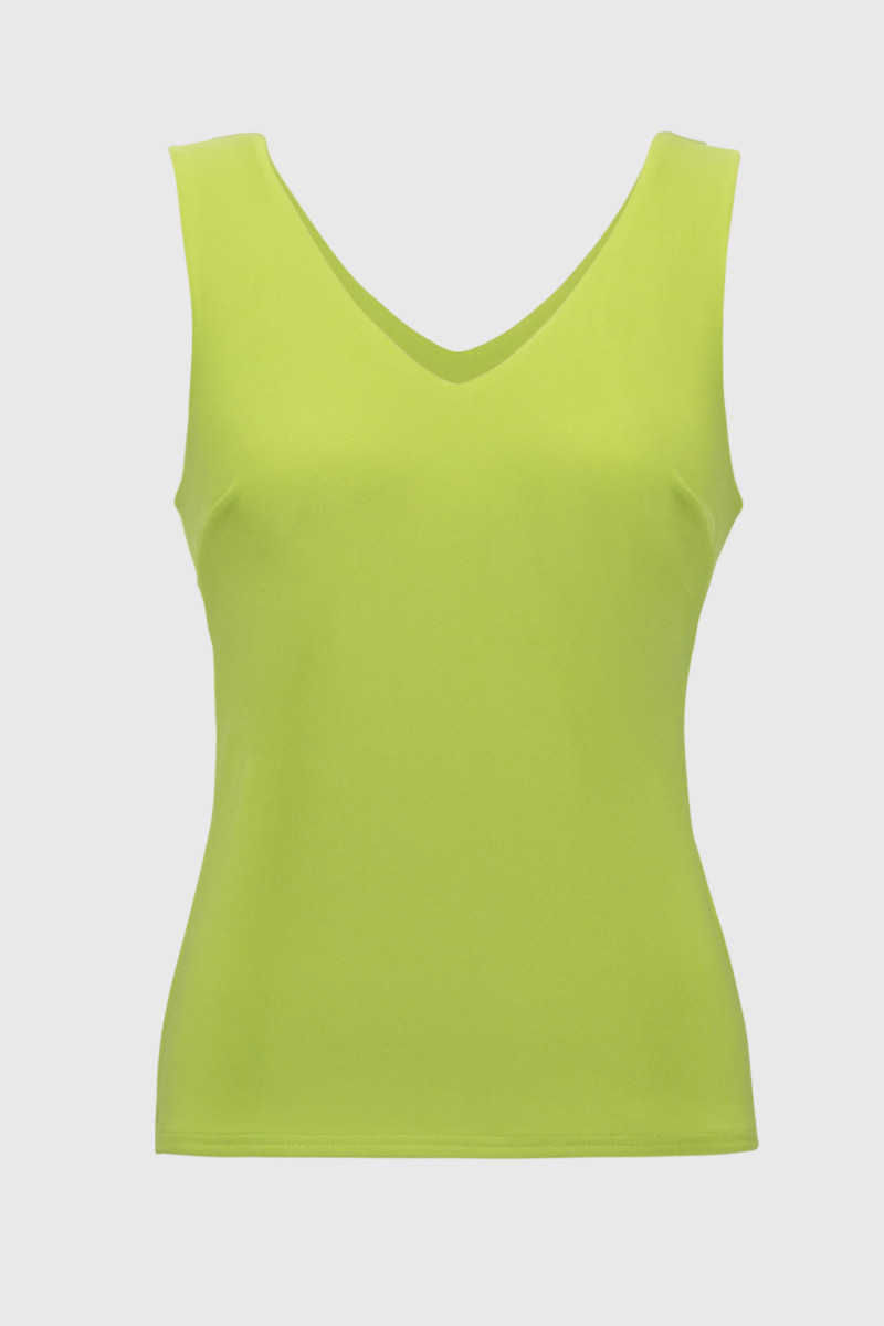 Jerseytop mit V-Ausschnitt