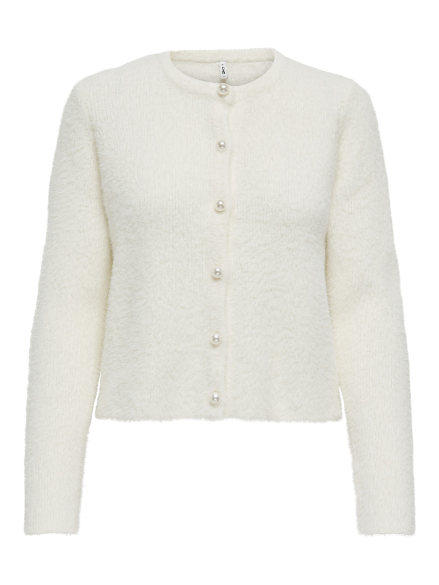 Strickjacke creme