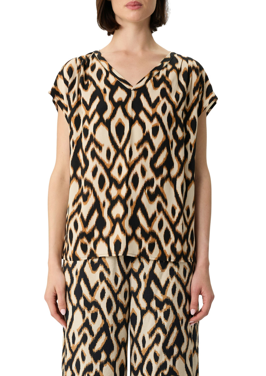 Bluse mit All-over-Print