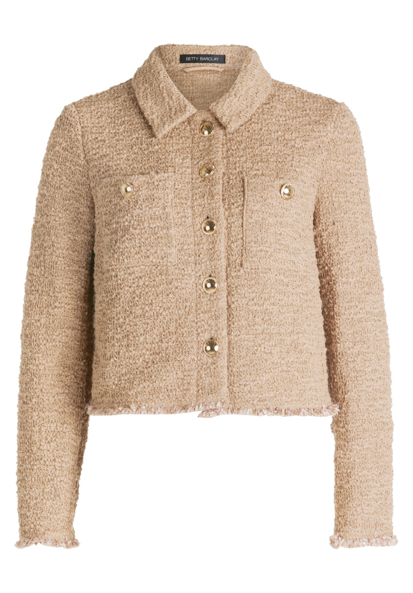 Blazer-Jacke beige