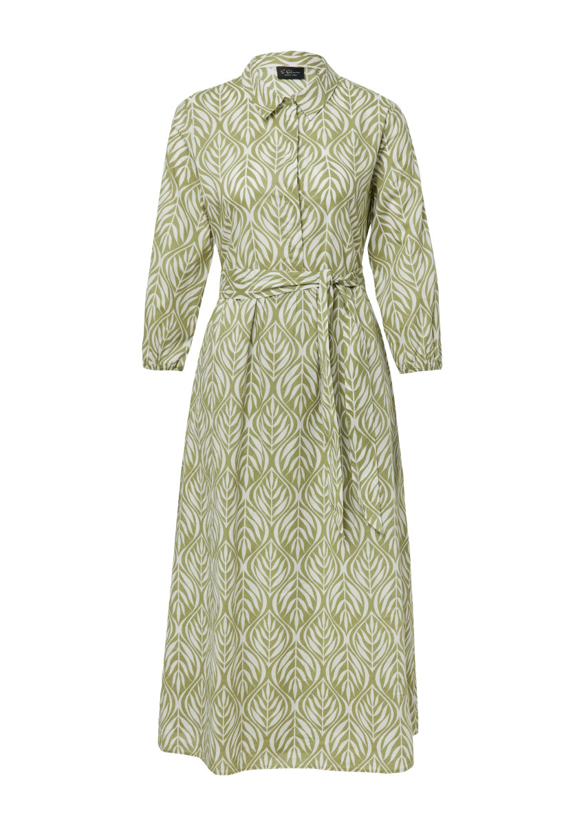 Midikleid mit Hemdkragen