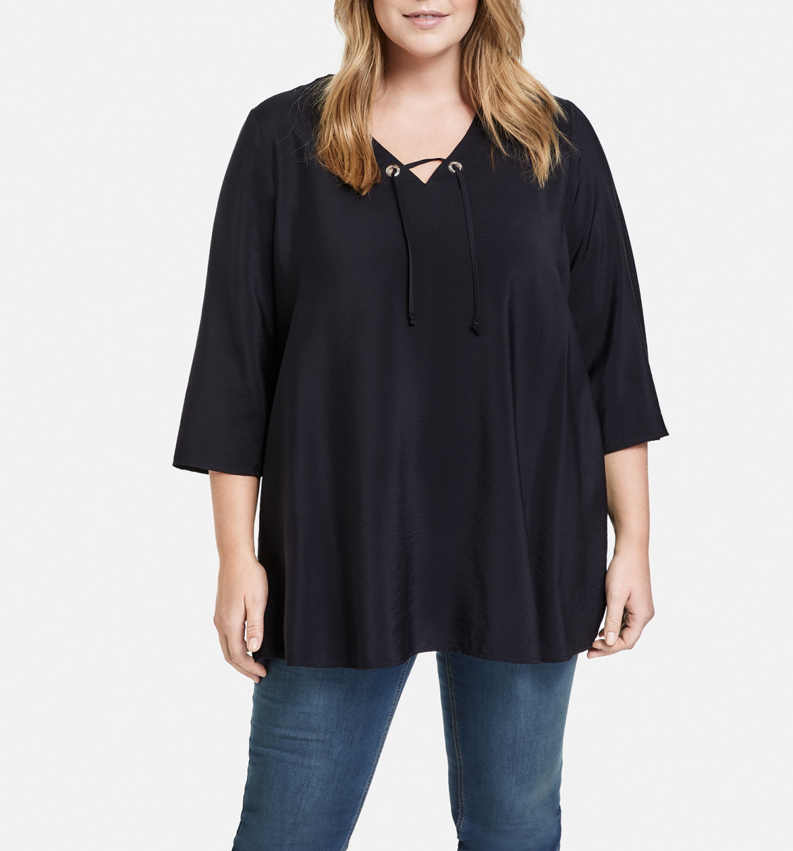 Bluse mit 3/4-Arm