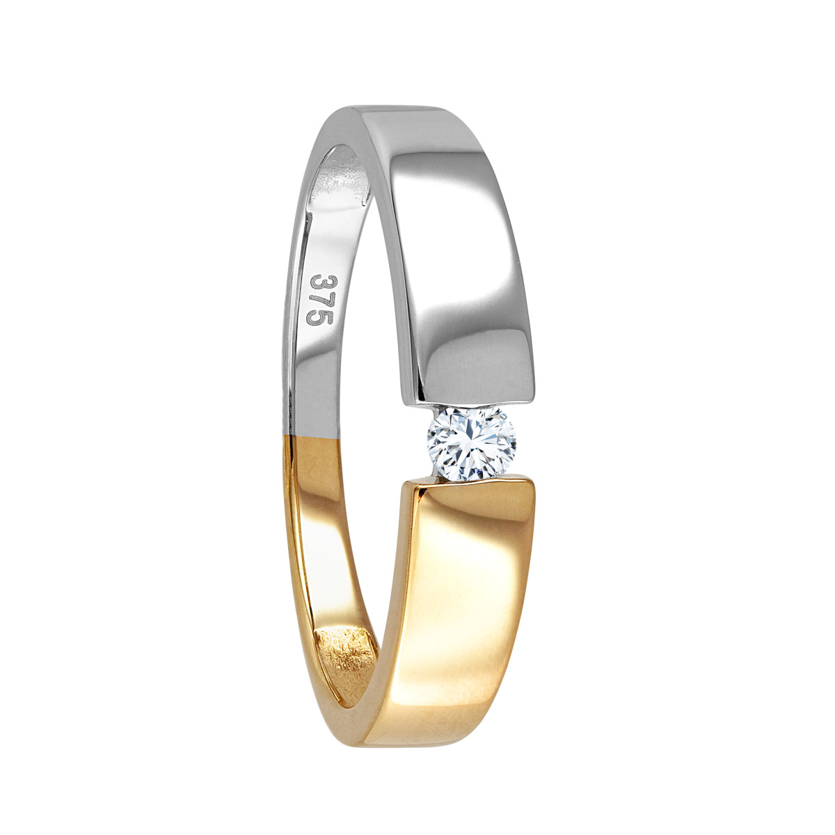 Ring 375 GG/tr. 1 Diamant