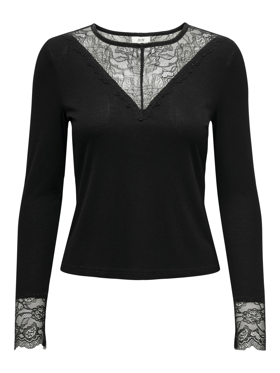 Langarmshirt schwarz