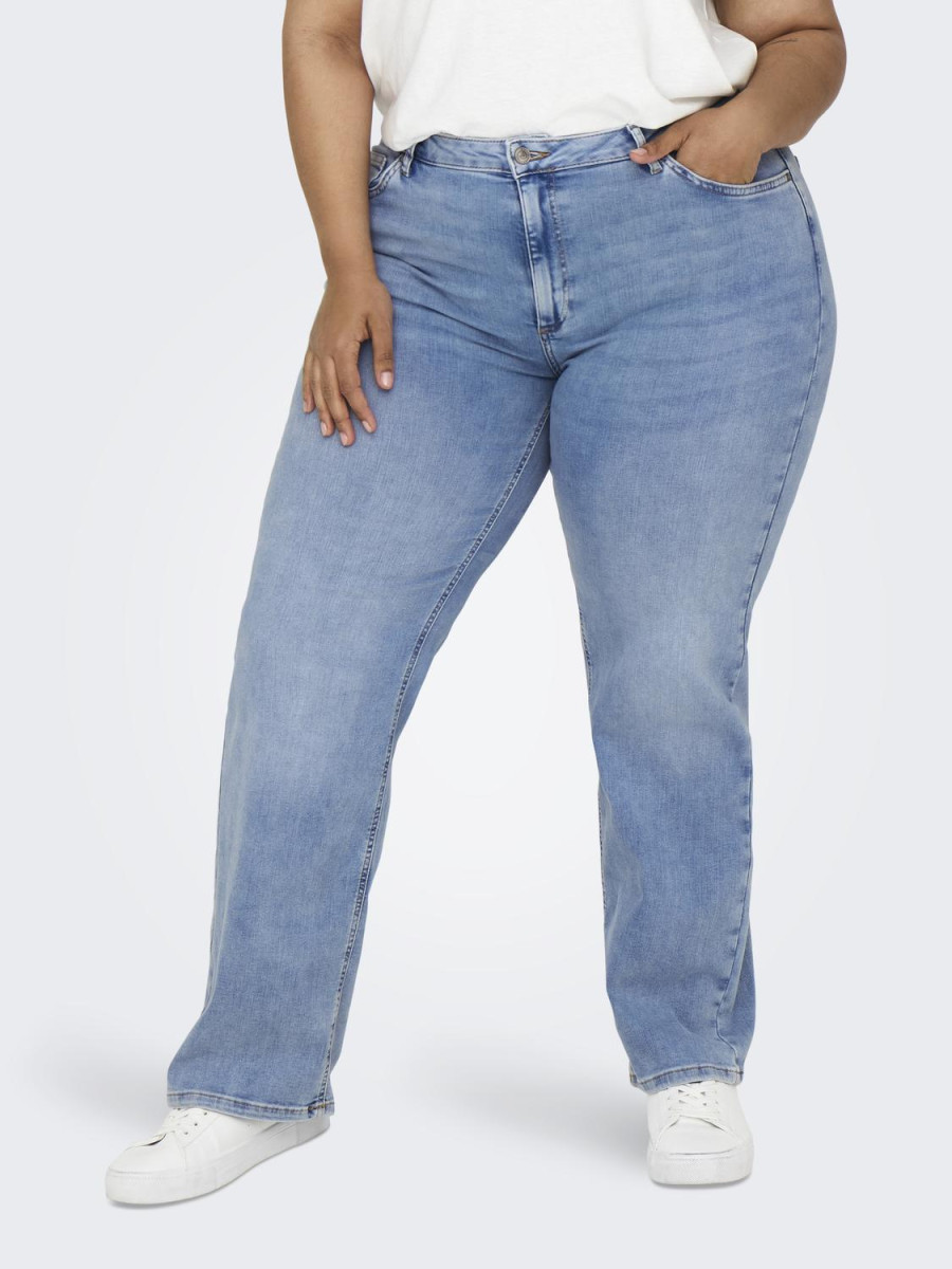 Jeans mit weitem Bein