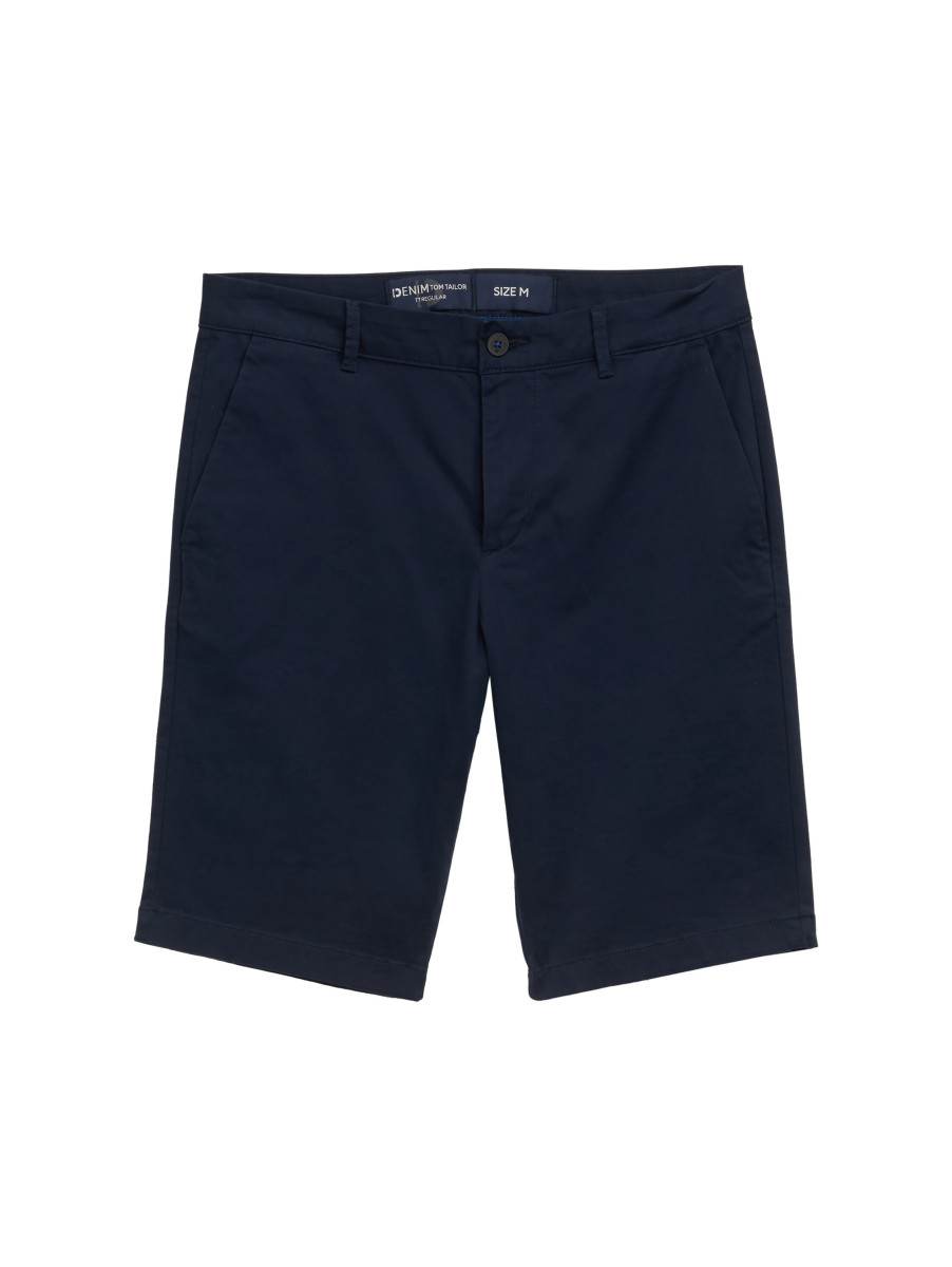 Chino-Shorts blau