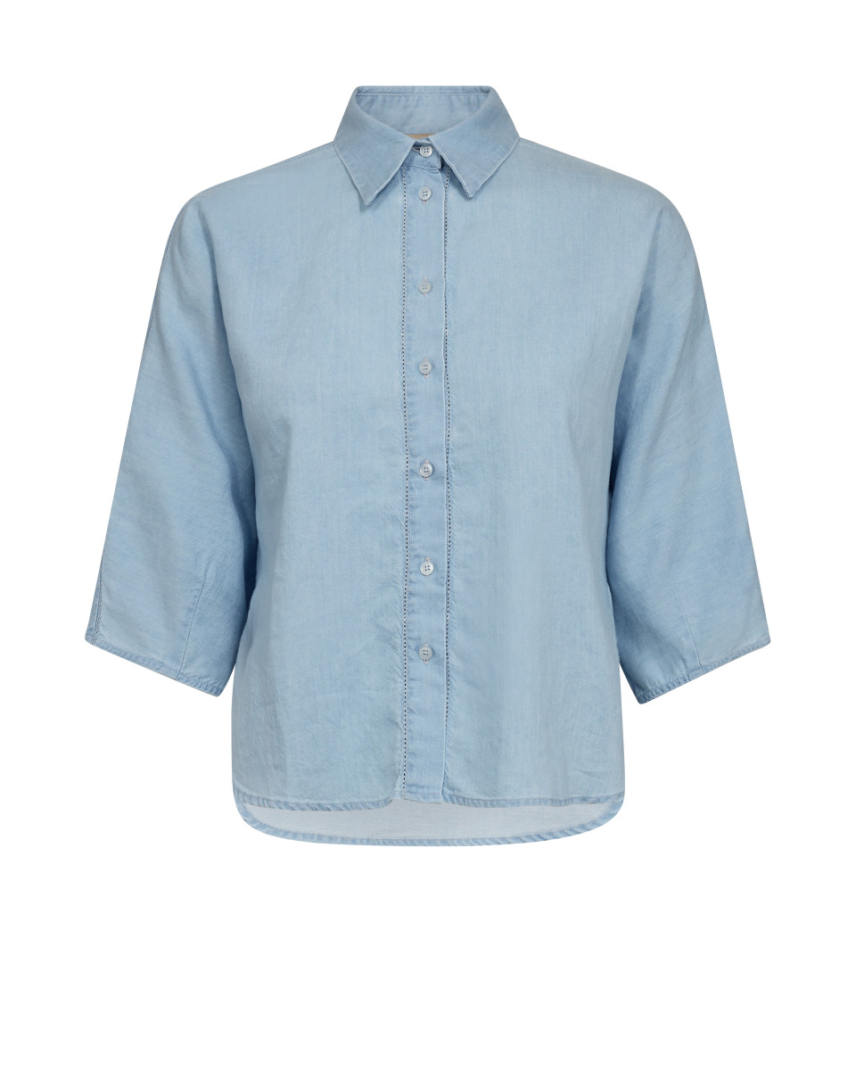 Denim-Bluse