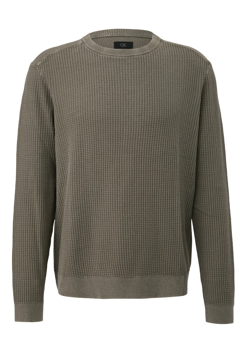 Gewaschener Strickpullover