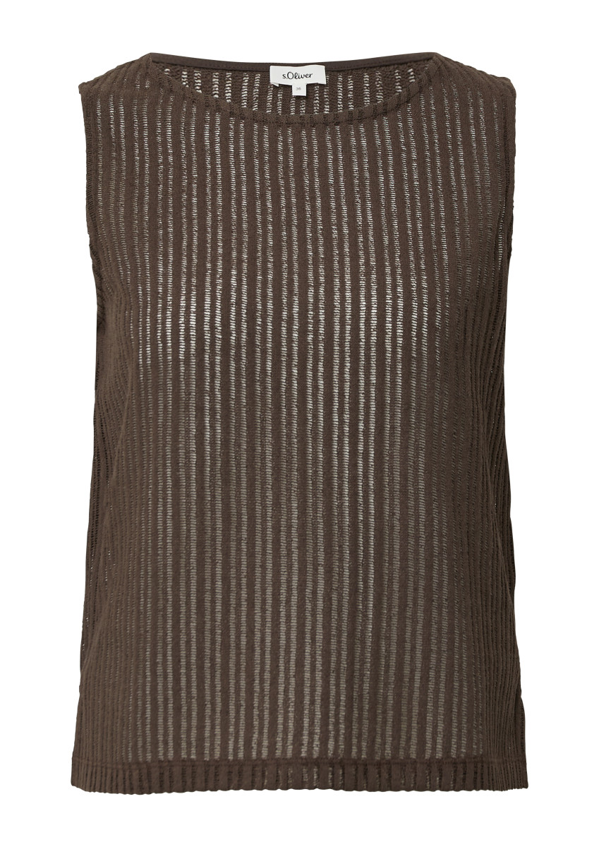 Transparentes Jersey-Top