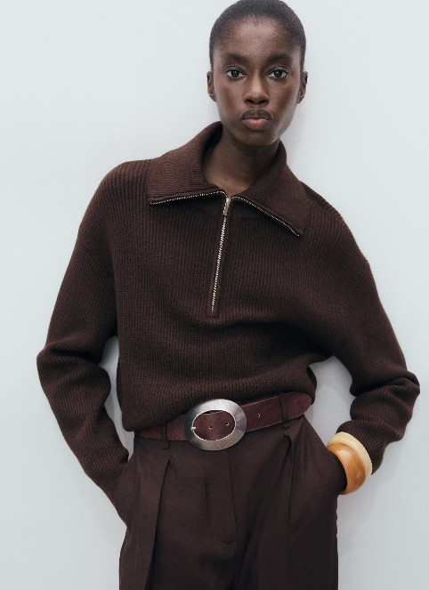 Pullover "Rizon" braun