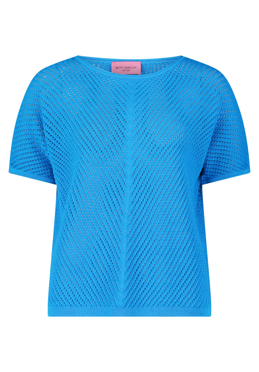 Feinstrickpullover blau