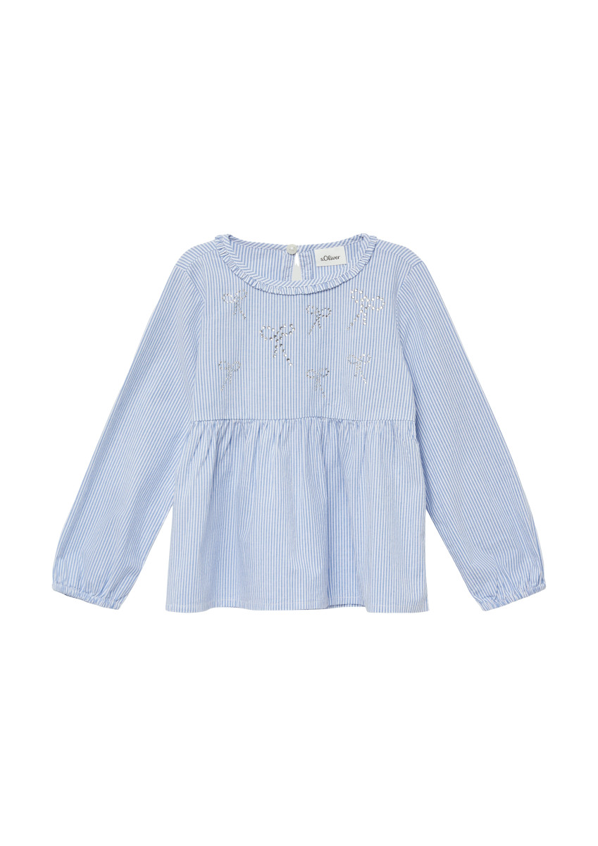 Bluse mit Schmucksteinen