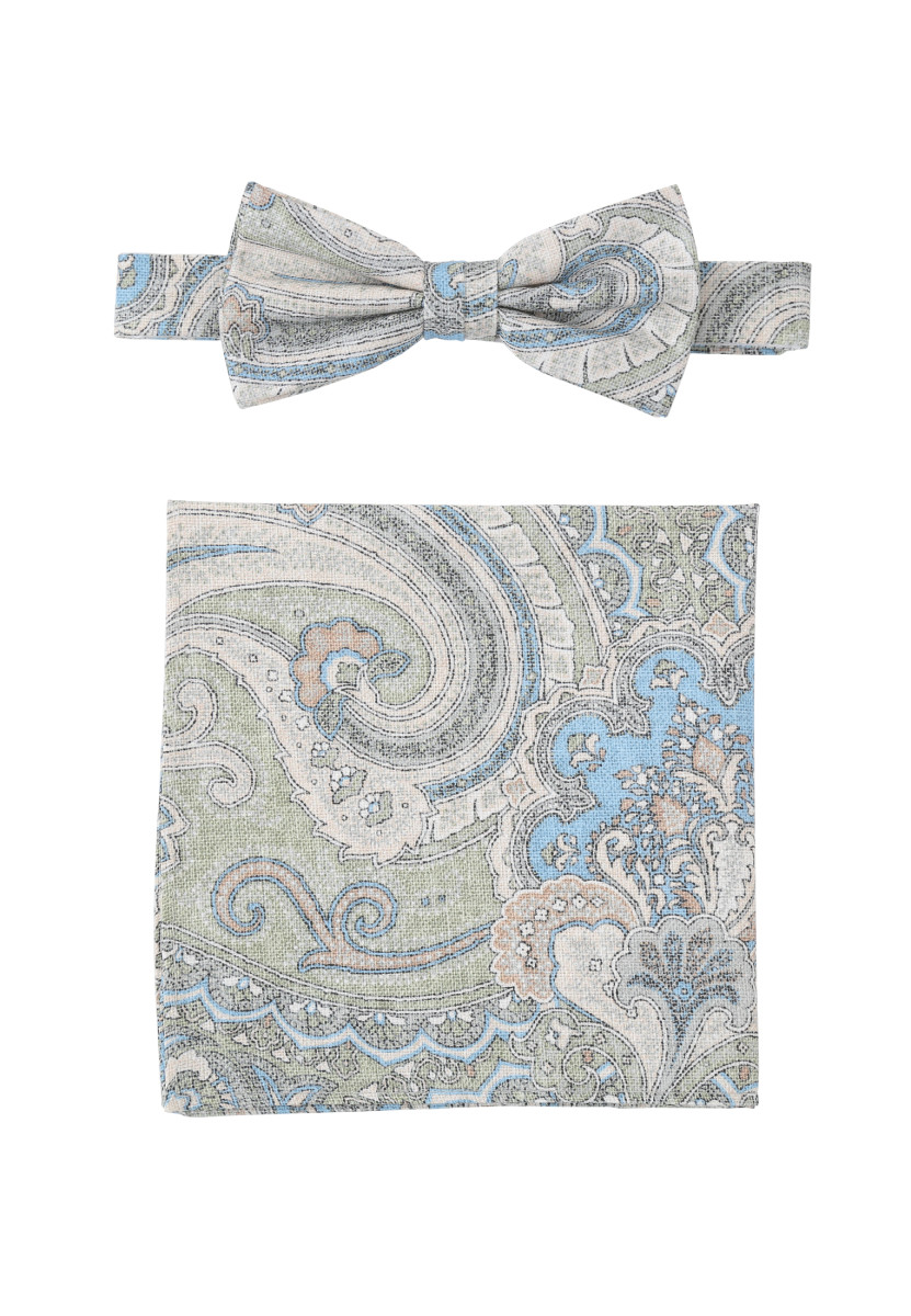 Prince Bowtie Set Fliege + Einstecktuch mint