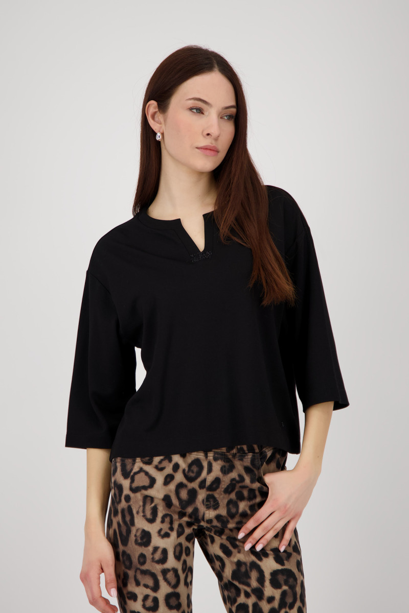 Sweatshirt mit Strasssteinen