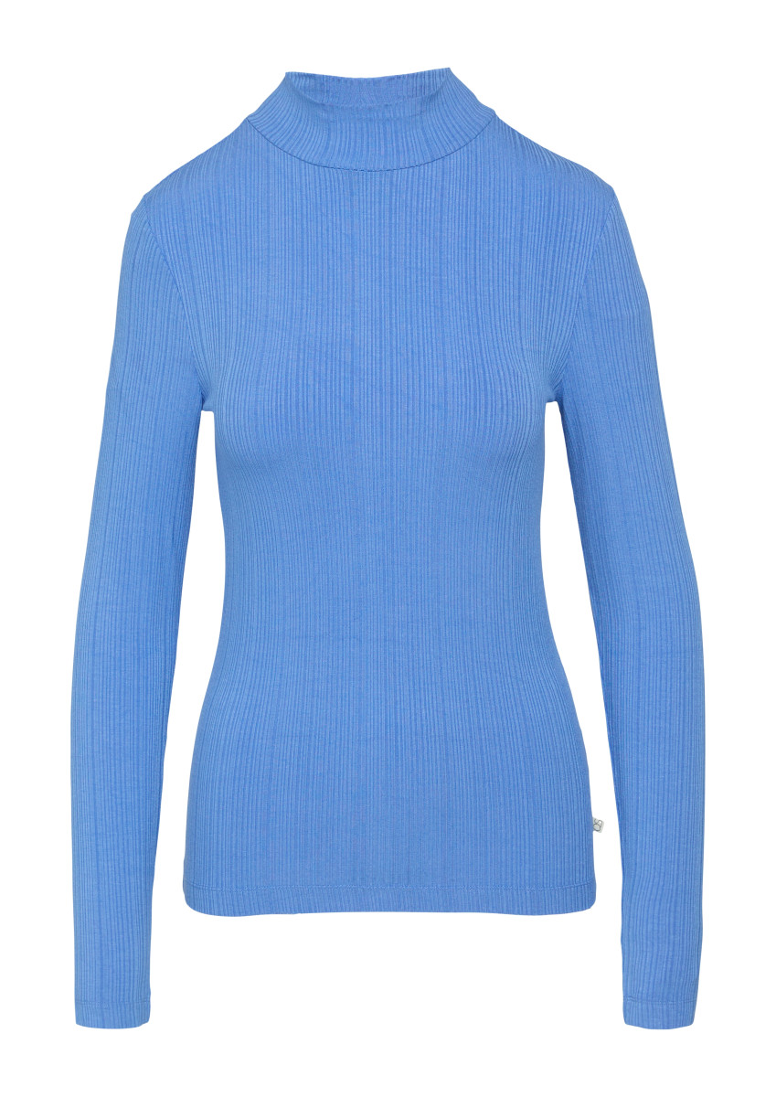 Rippshirt im Slim Fit
